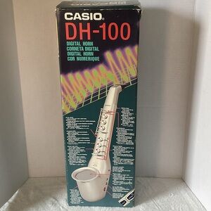 Casio DH-100 Digital Horn in silver 80’s vintage